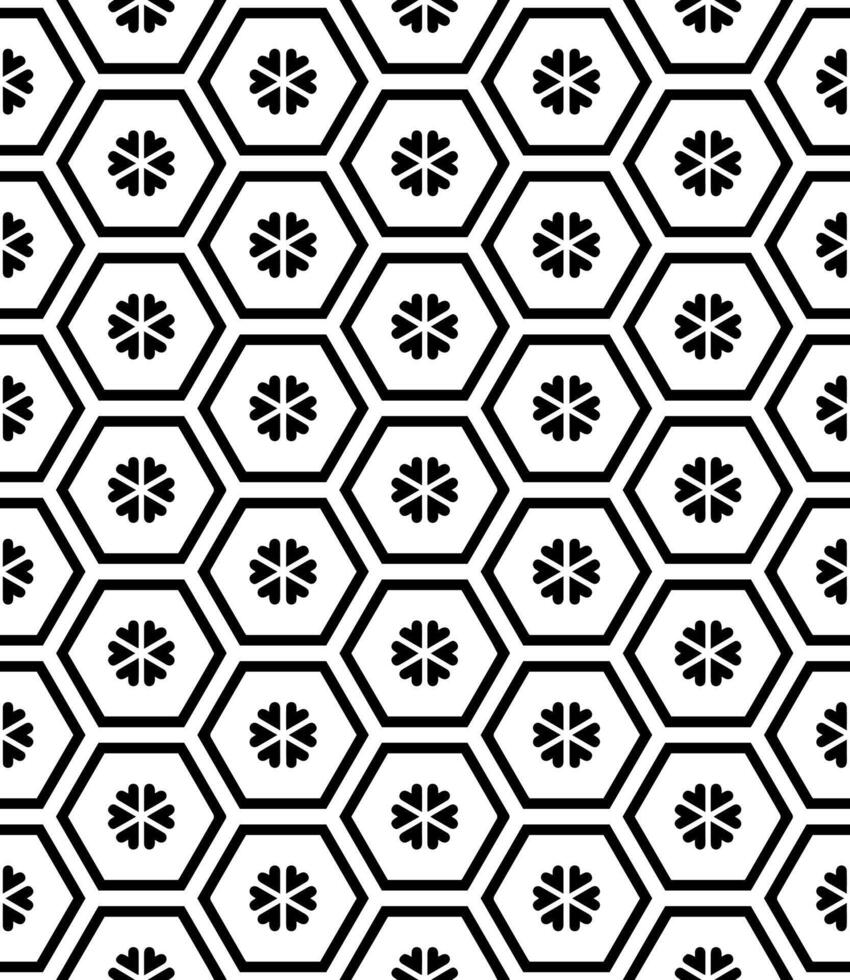 Black and white seamless abstract pattern. Background and backdrop. Grayscale ornamental design. vector