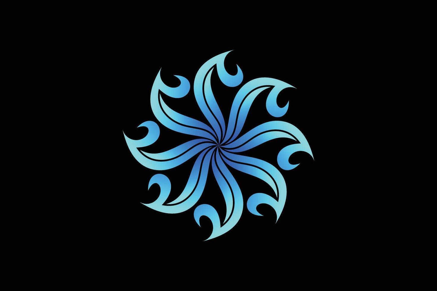 fire design with a modern concept vector