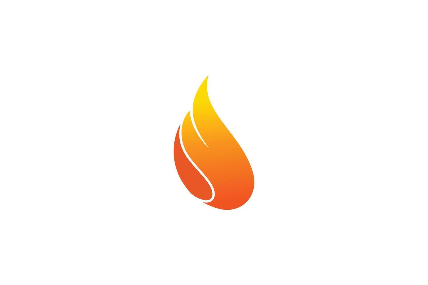 fire design with a modern concept vector
