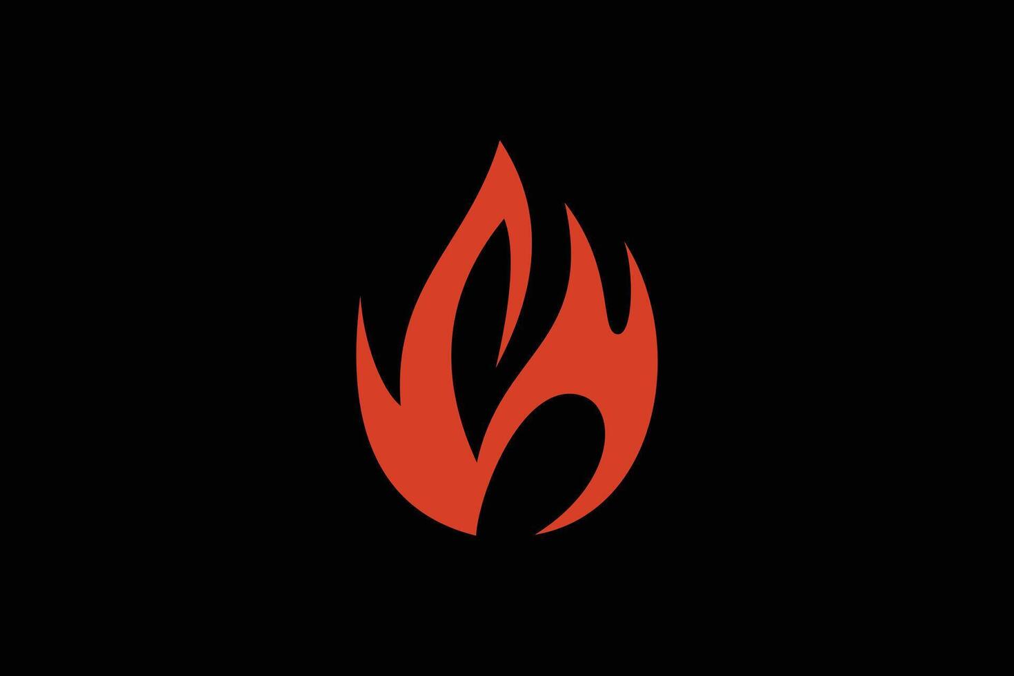 fire design with a modern concept vector