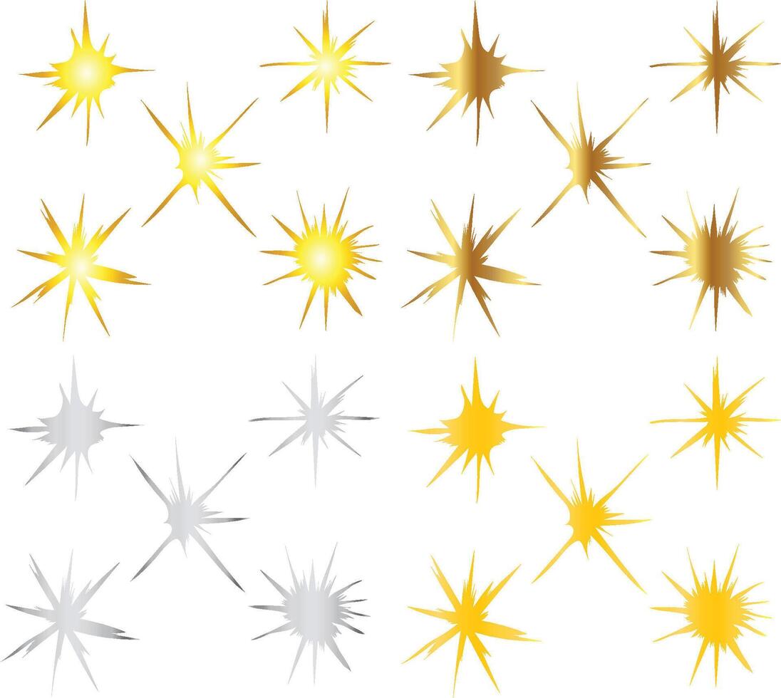 set of stars vector