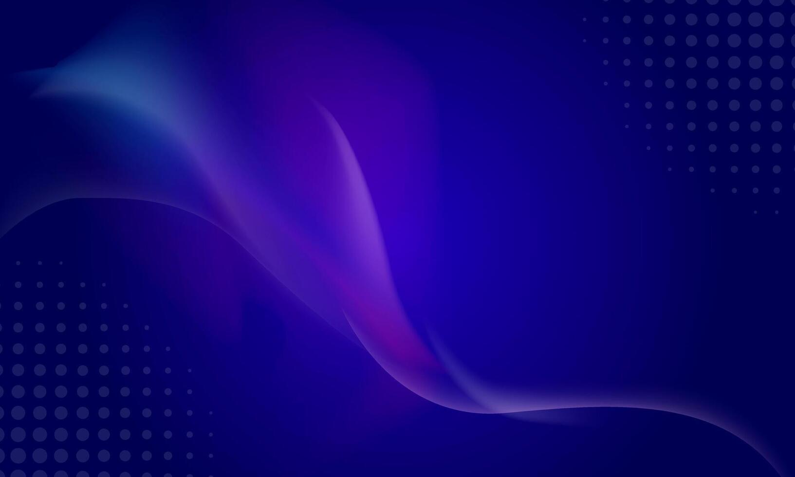 Abstract dark blue smooth wave background. vector