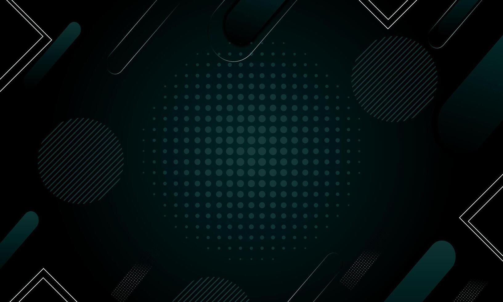 dark halftone abstract background geometry shine lines. vector