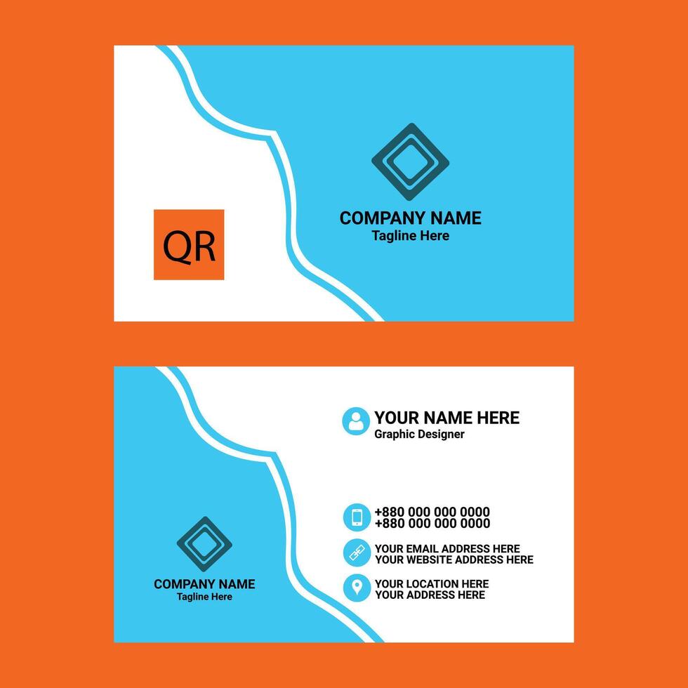 Creative Business Card Design Template vector