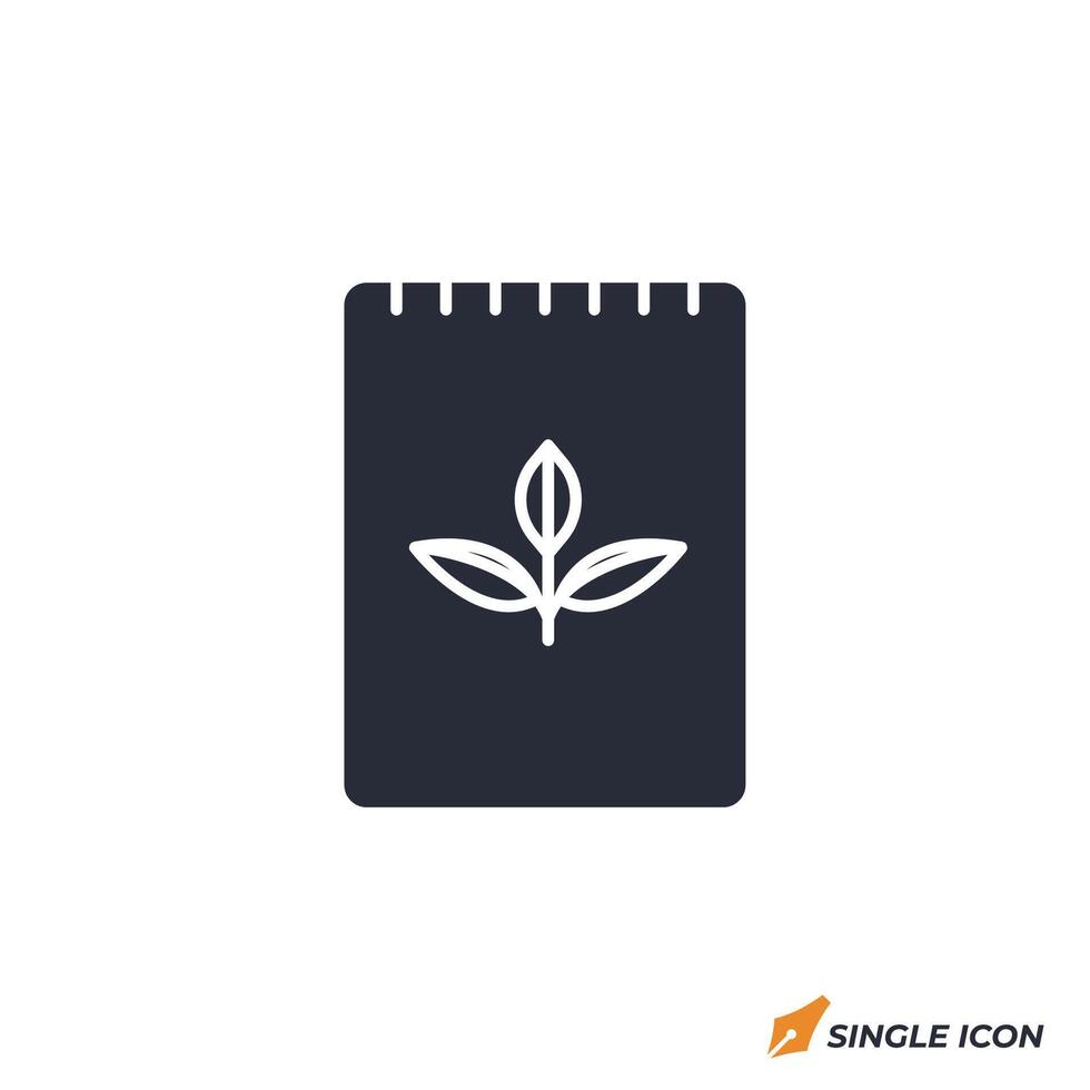 Seed Packet icon illustration. Seed Packet symbol isolated on white background vector