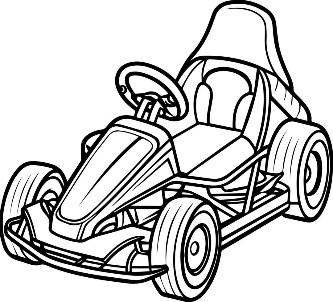 Race car coloring pages or t-shirt design icon vector