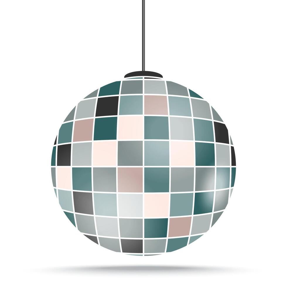 disco ball illustration vector