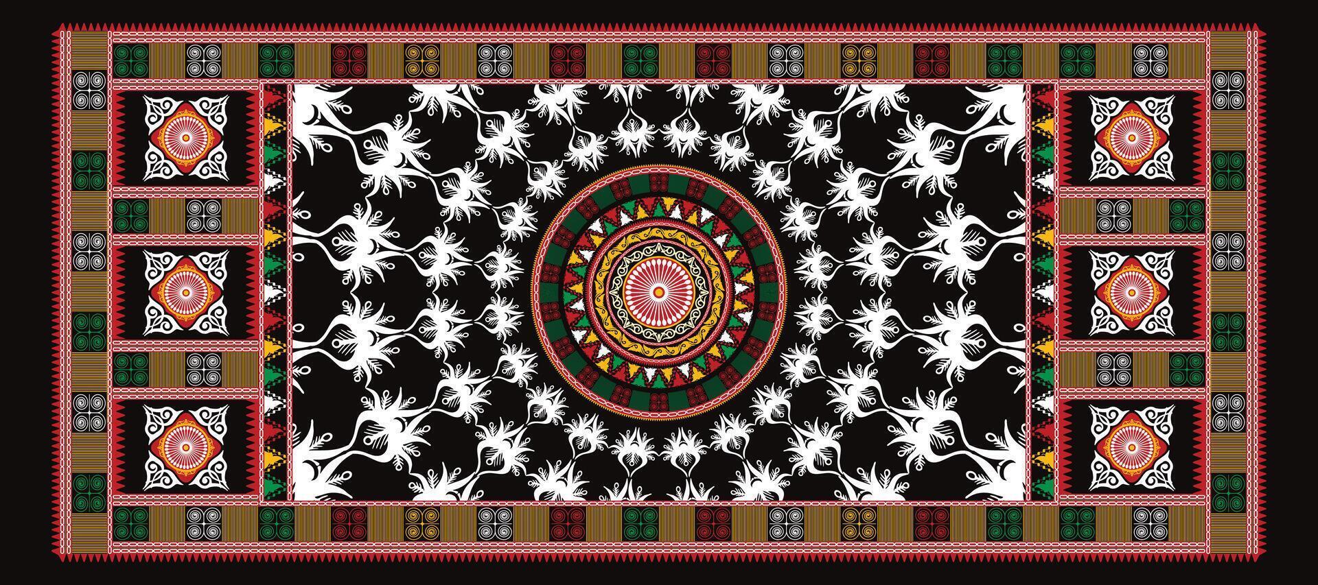 Indonesian Culture Aceh Kerawang Gayo Pattern handdrawn illustration vector