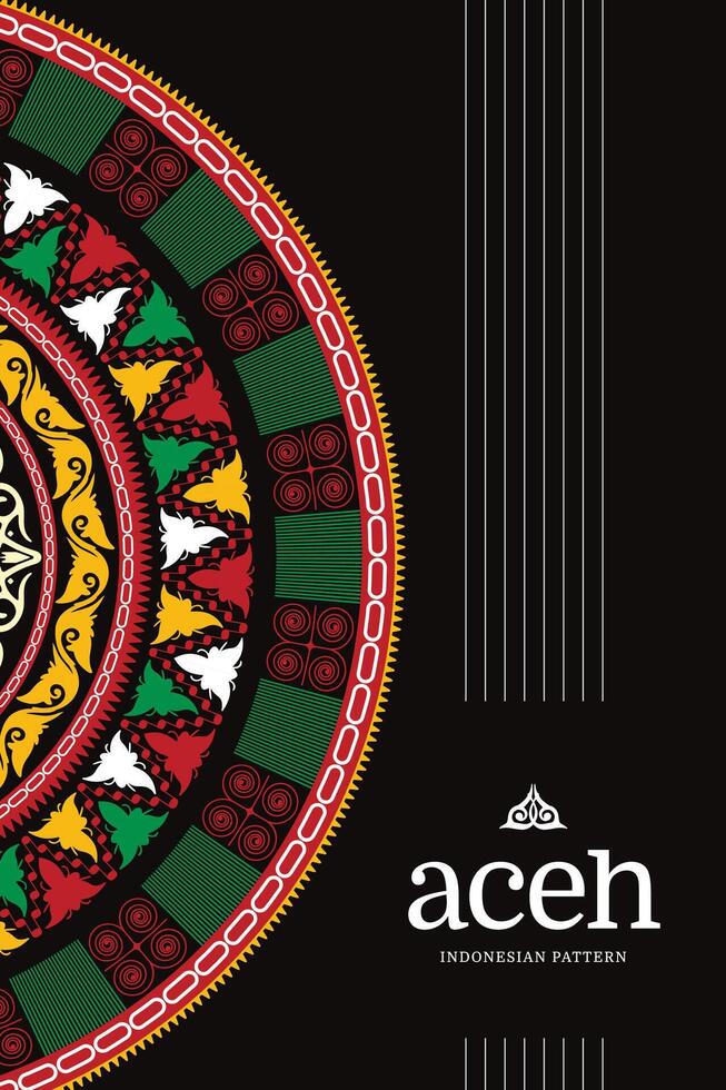 Acehnese pattern idea for background event layout vector