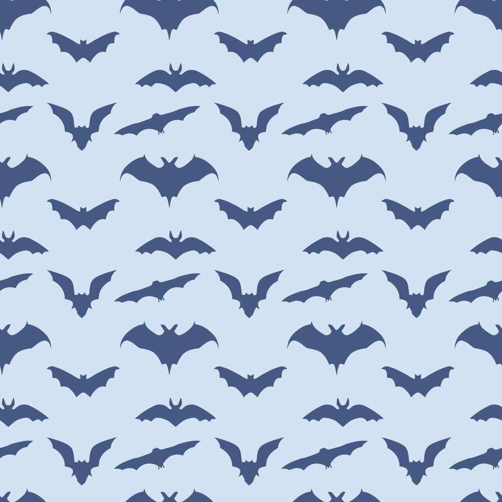 Flying bat Seamless Pattern Design vector