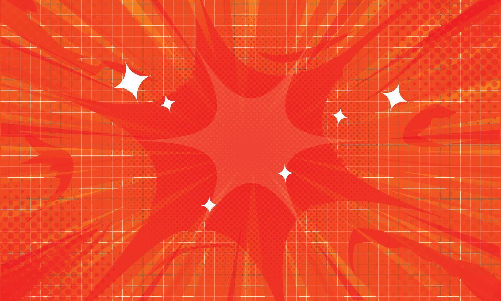 Flat comic style background. Abstract comic background design vector