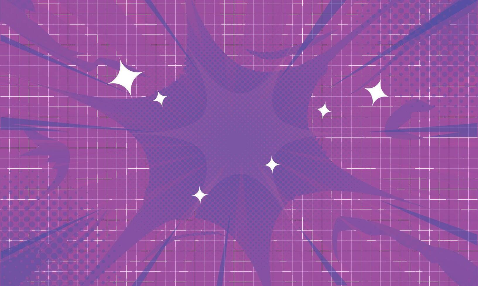 Flat comic style background. Abstract comic background design vector