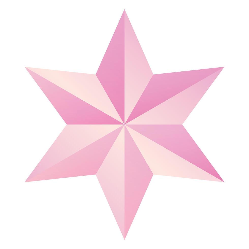 Flat design star element illustration on a white background vector
