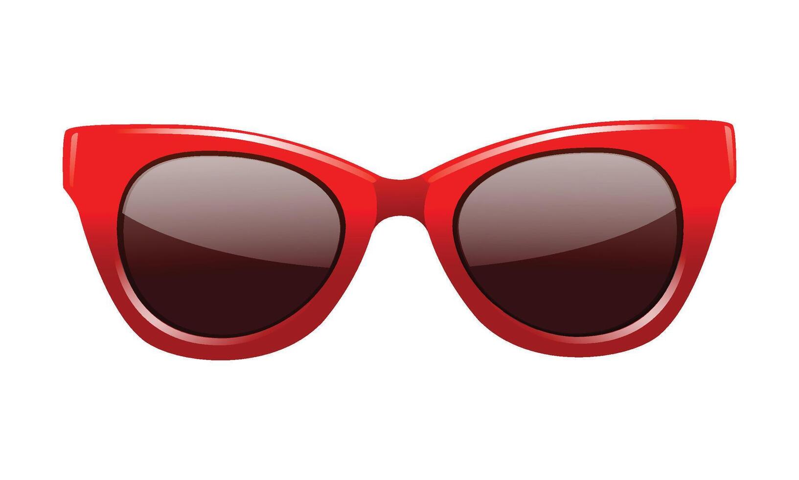 Sunglasses item isolated on white background vector