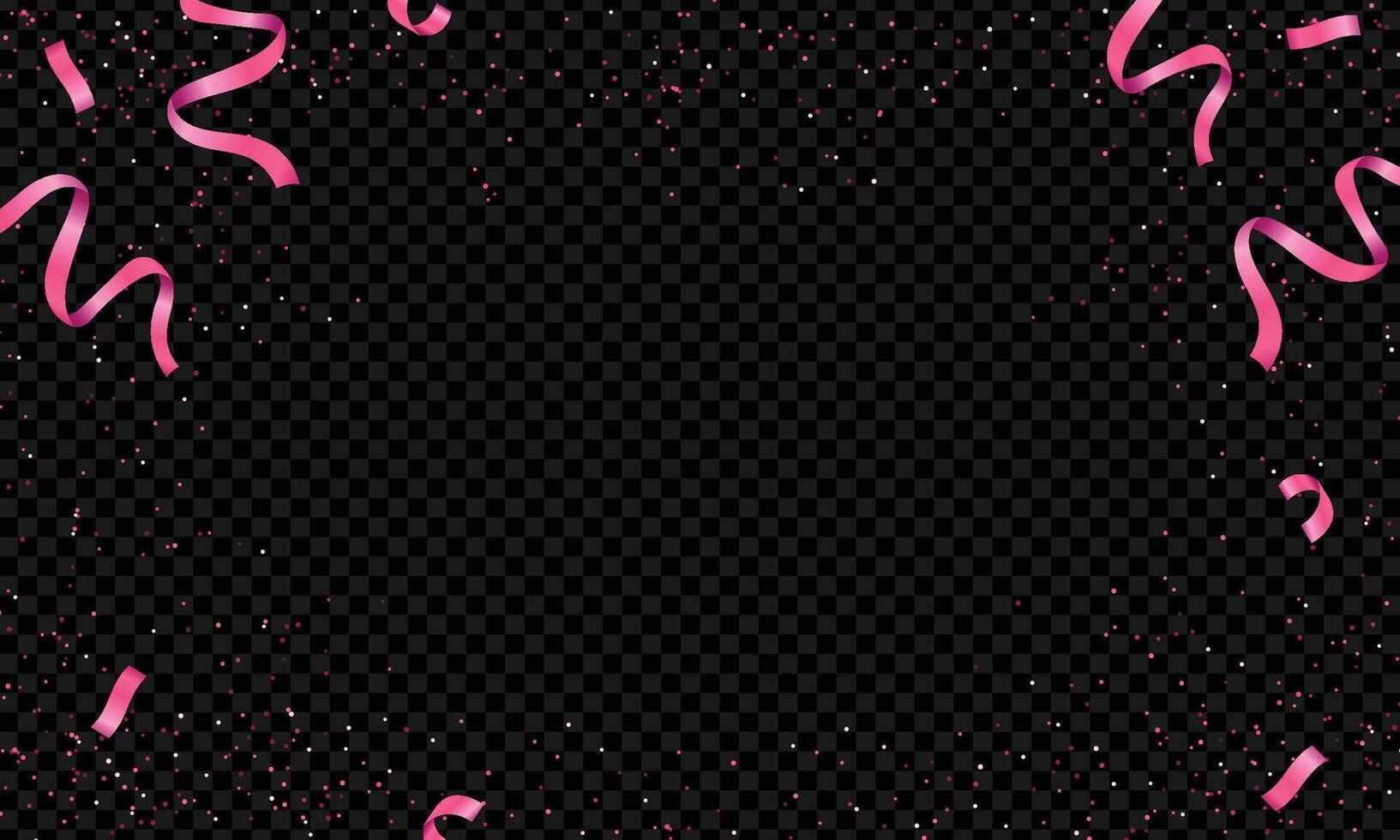 Realistic golden confetti background design vector