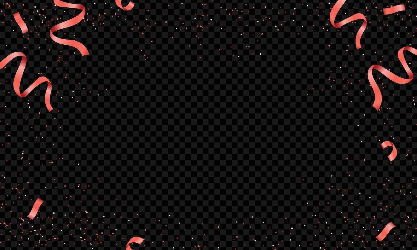Realistic golden confetti background design vector