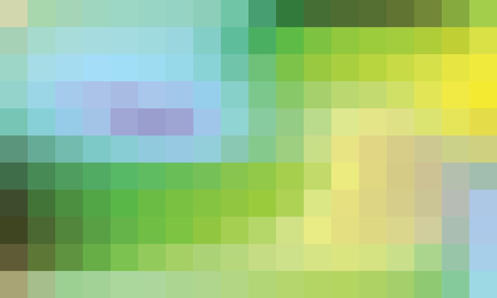 Abstract and colorful pixel background Color palette shades vector