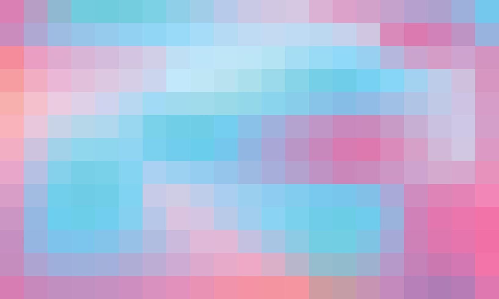 Abstract and colorful pixel background Color palette shades vector
