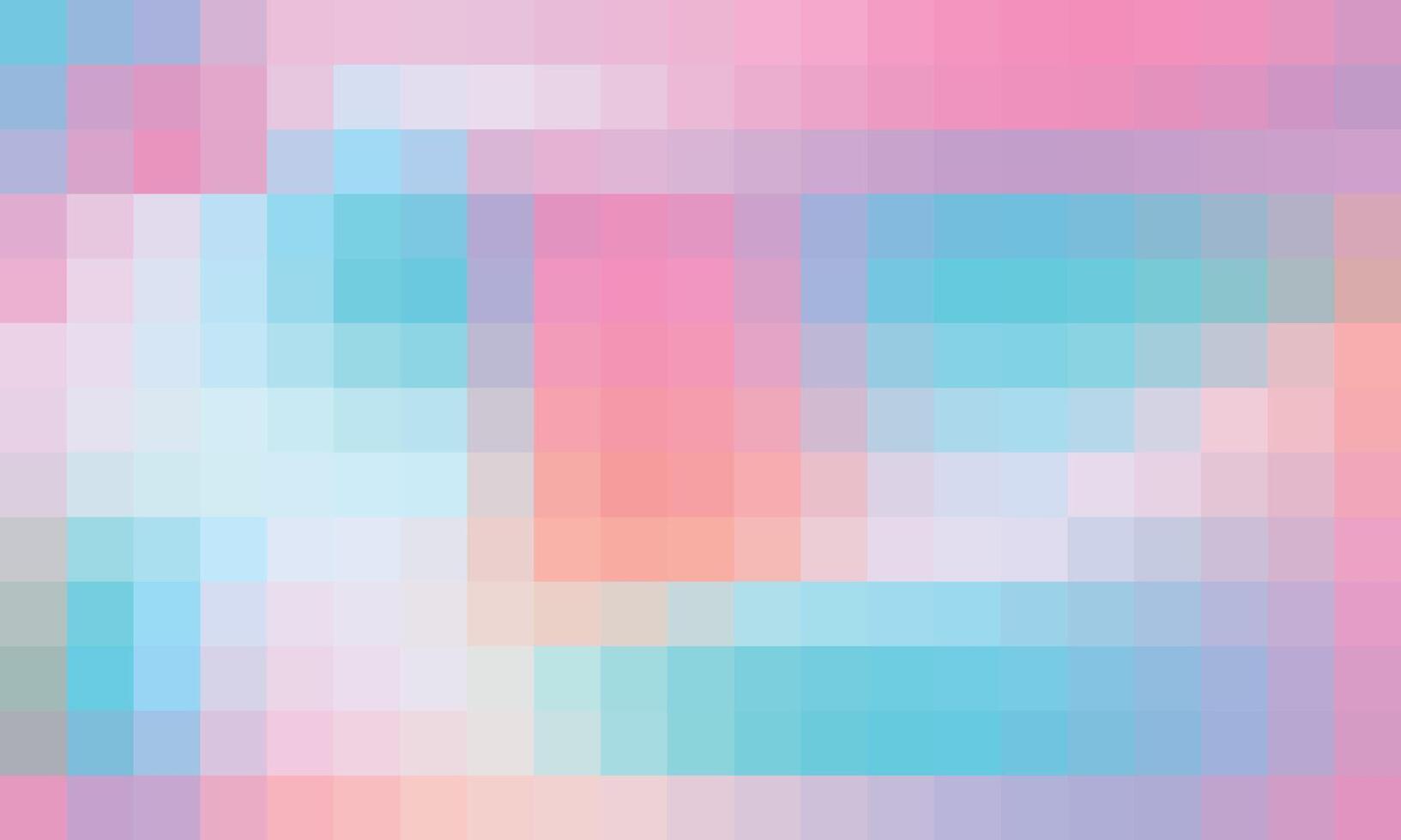 Abstract and colorful pixel background Color palette shades vector