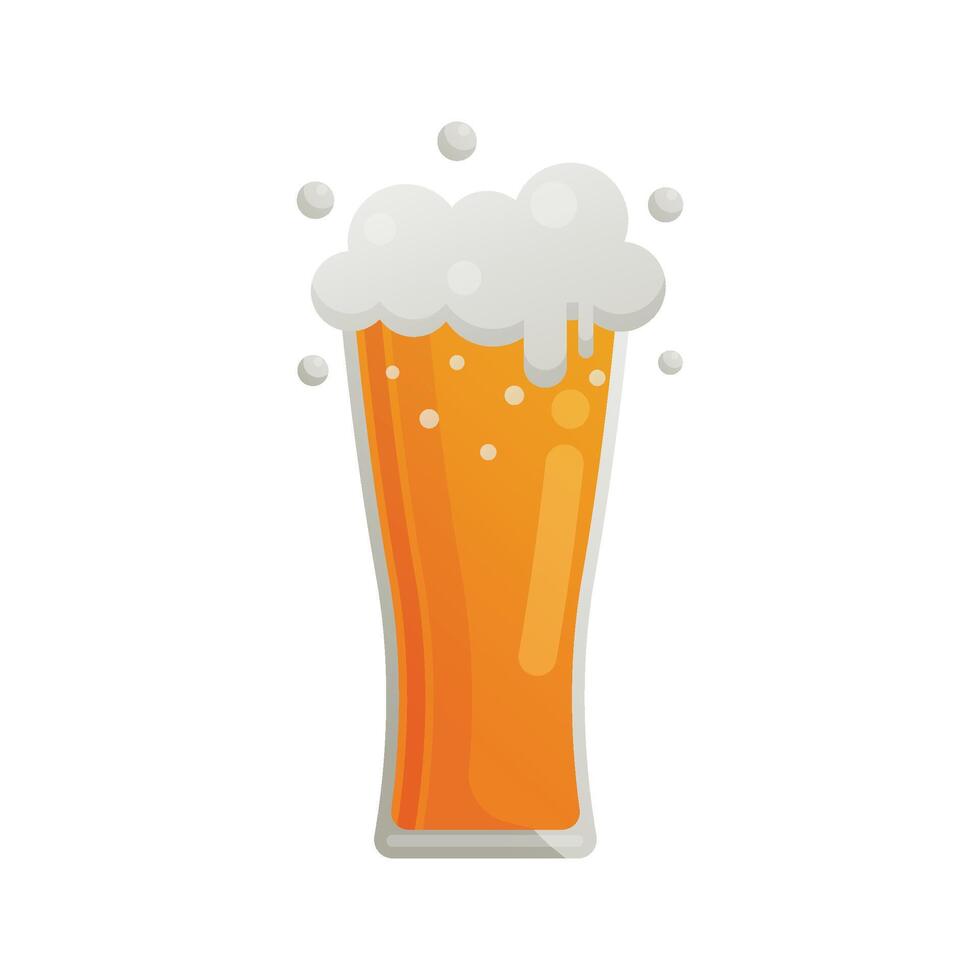 Hand drawn beer glass and mug on white background vector