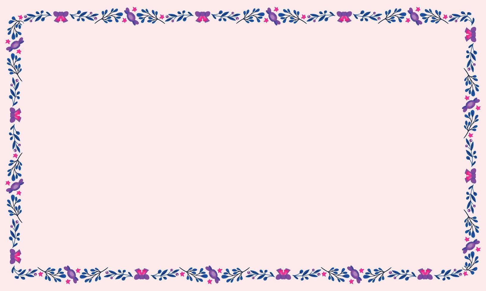 Frame template for christmas season celebration, christmas wreath concept vector
