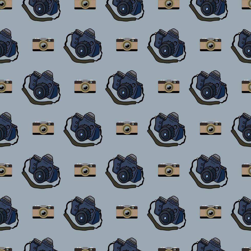 Say Cheese Seamless Pattern Design vector