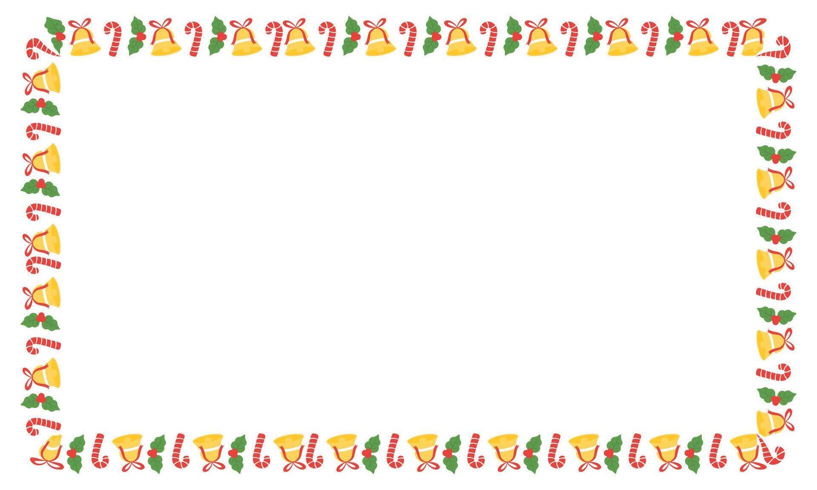 Frame template for christmas season celebration, christmas wreath concept vector