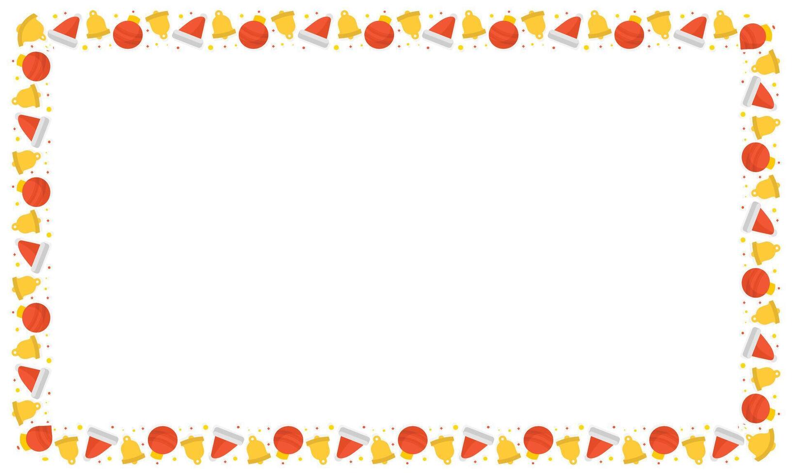 Frame template for christmas season celebration, christmas wreath concept vector