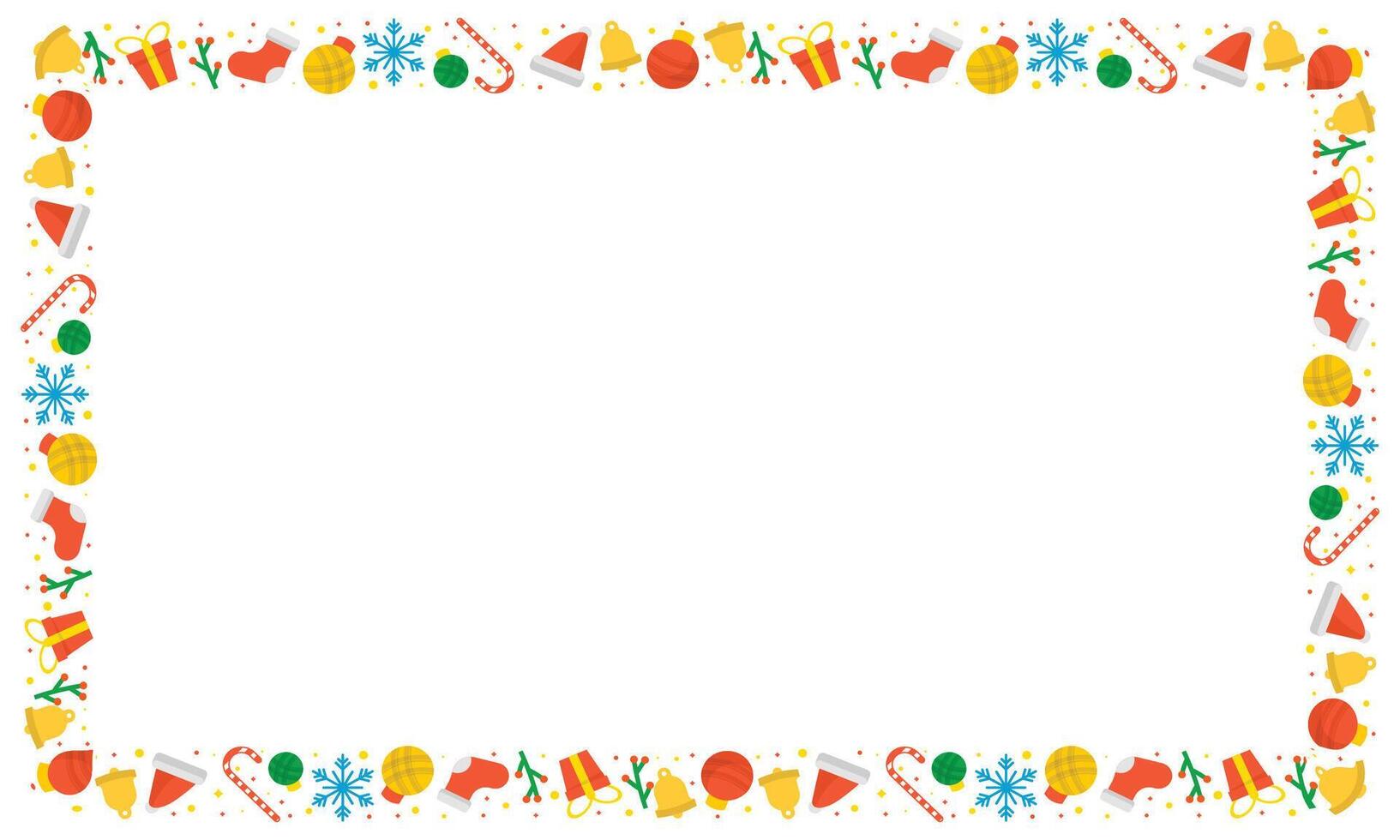 Frame template for christmas season celebration, christmas wreath concept vector