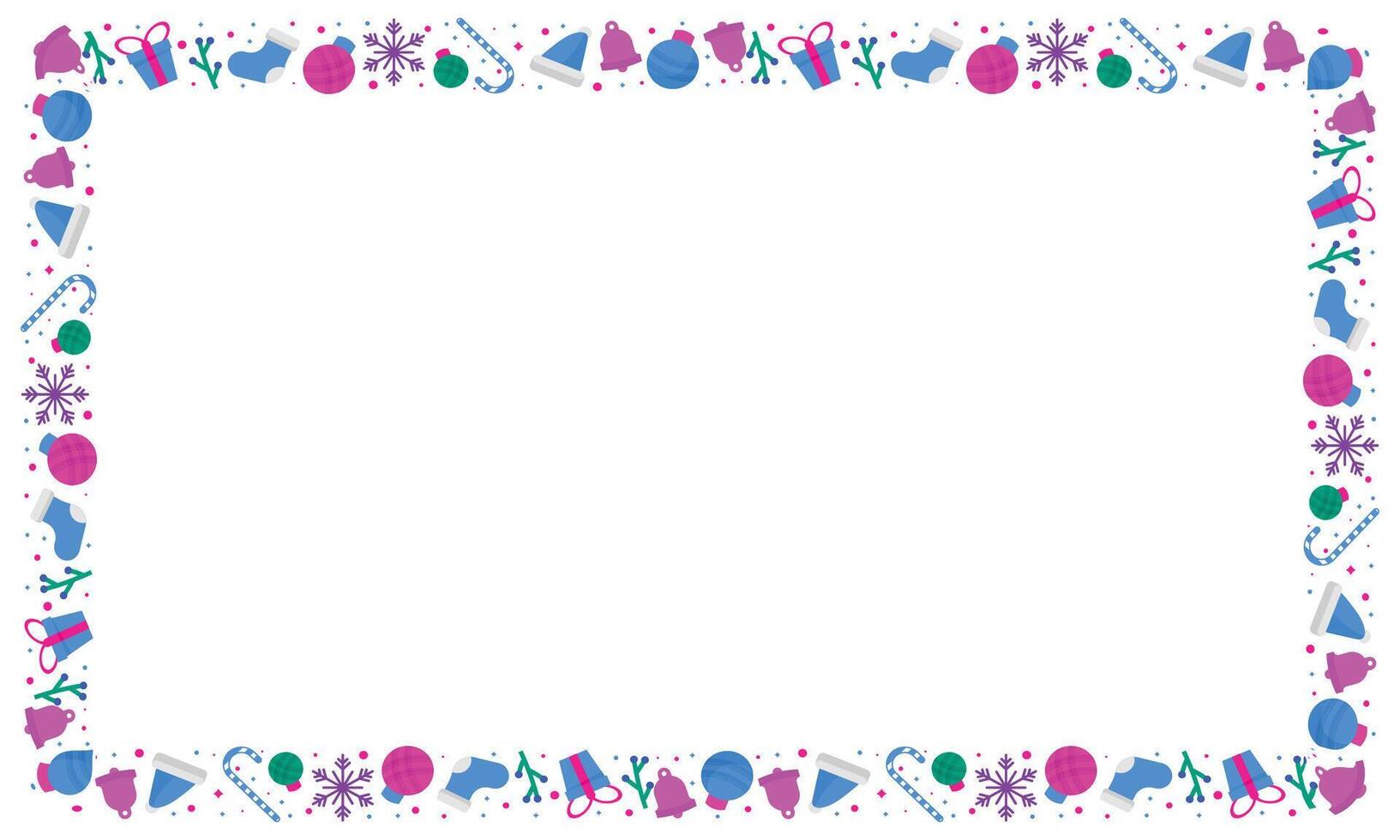 Frame template for christmas season celebration, christmas wreath concept vector