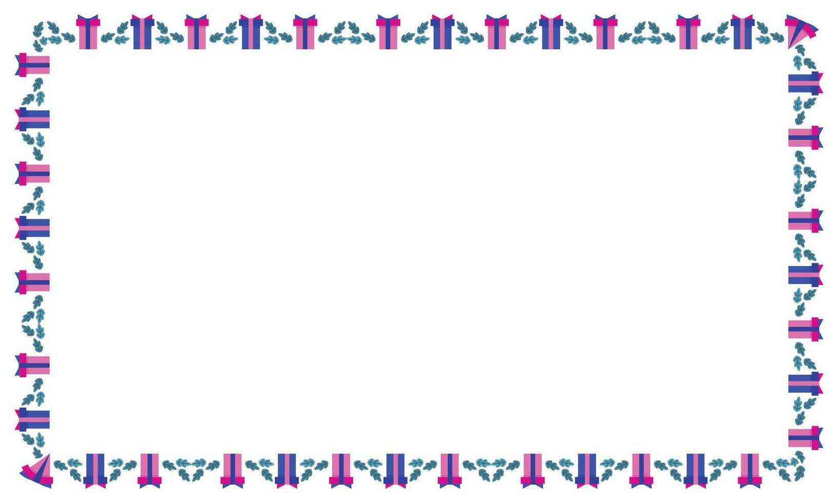 Frame template for christmas season celebration, christmas wreath concept vector