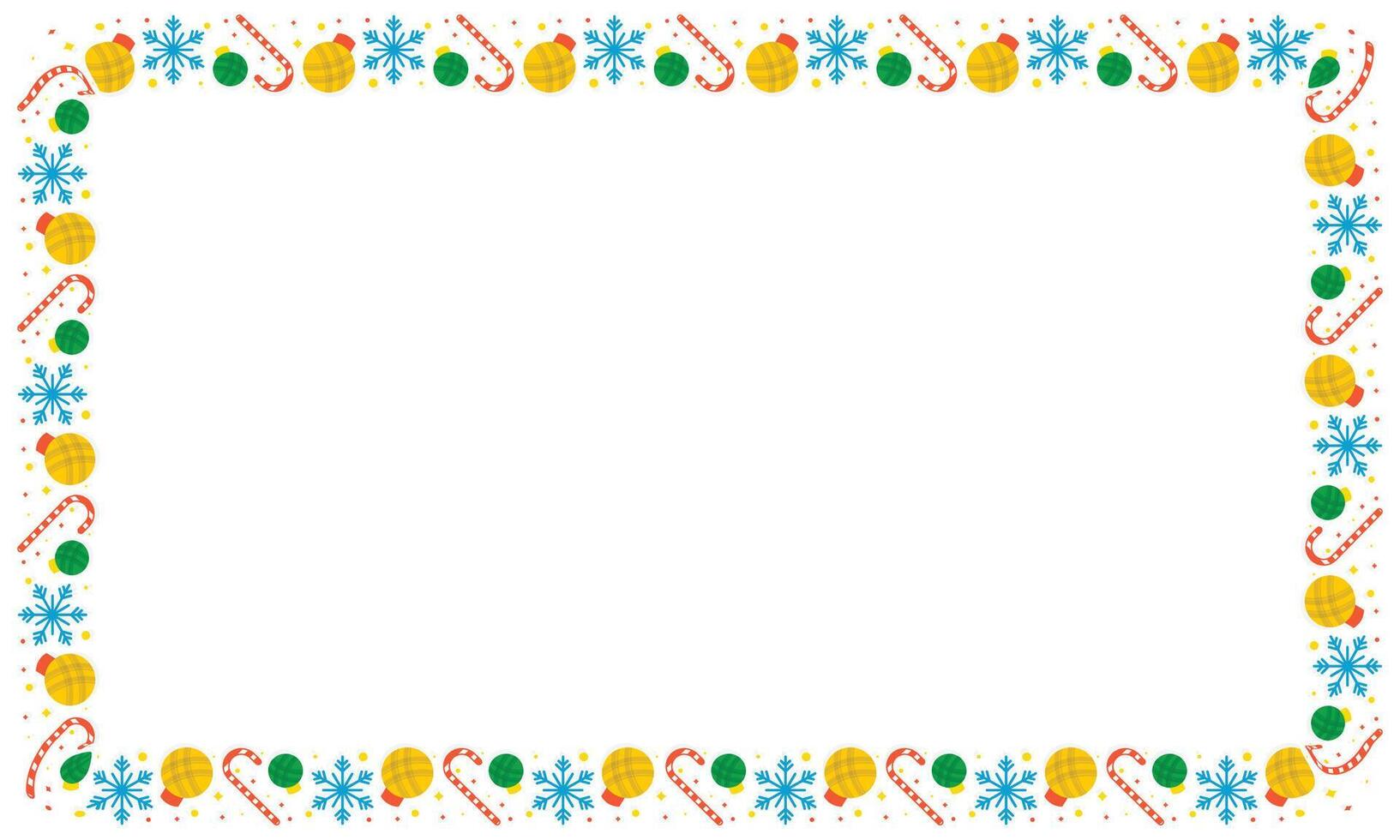 Frame template for christmas season celebration, christmas wreath concept vector