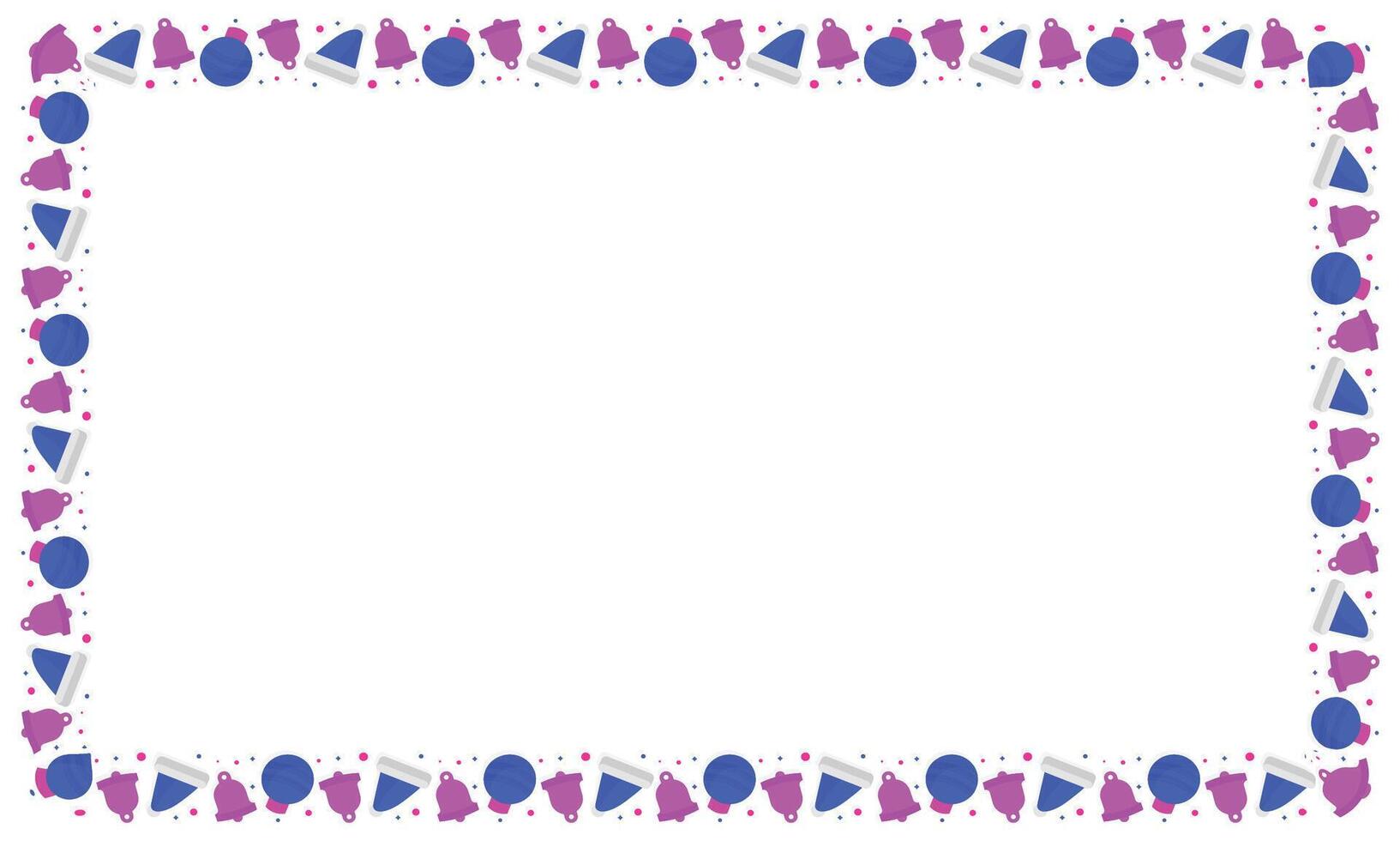 Frame template for christmas season celebration, christmas wreath concept vector