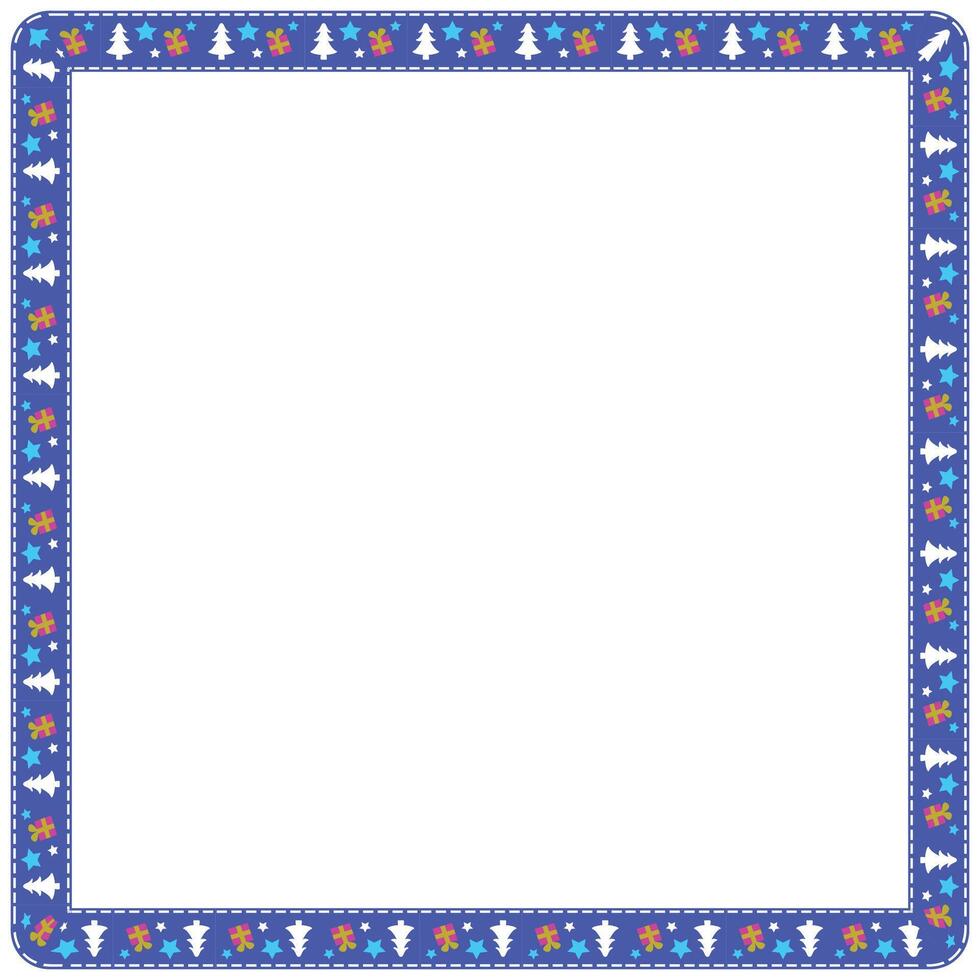 Frame template for christmas season celebration christmas wreath concept vector