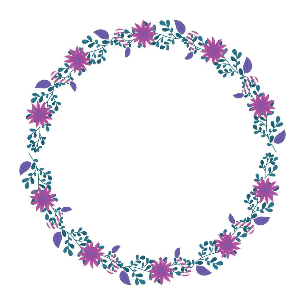 Frame template for christmas season celebration christmas wreath concept vector