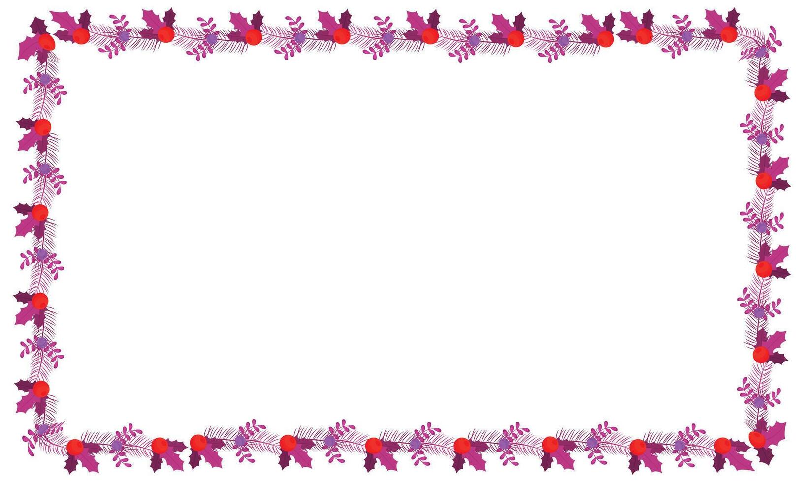 Frame template for christmas season celebration christmas wreath concept vector