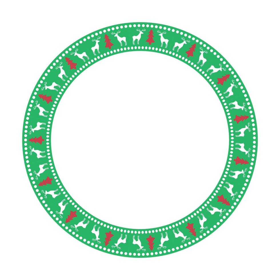 Frame template for christmas season celebration christmas wreath concept vector