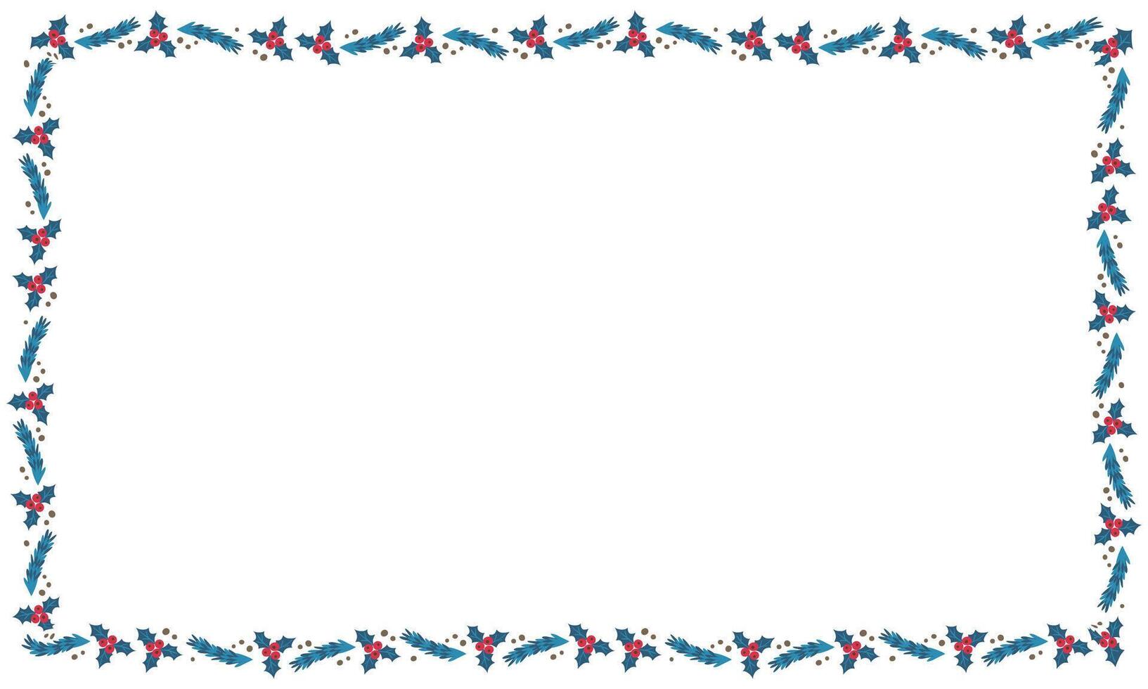 Frame template for christmas season celebration christmas wreath concept vector