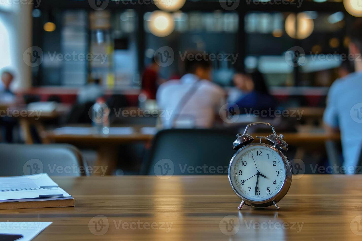 Coaching session on time management, with a close-up on time allocation strategies and the focused participant, showcasing the importance of efficient time use in leadership photo