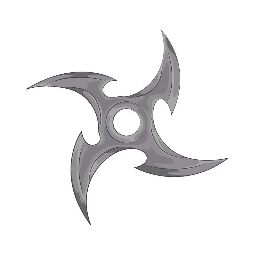 Illustration of shuriken vector