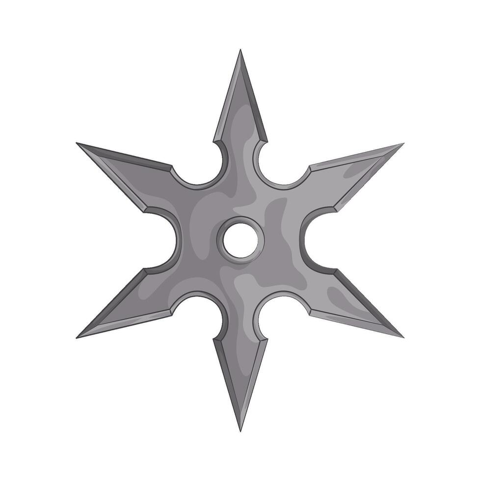 Illustration of shuriken vector