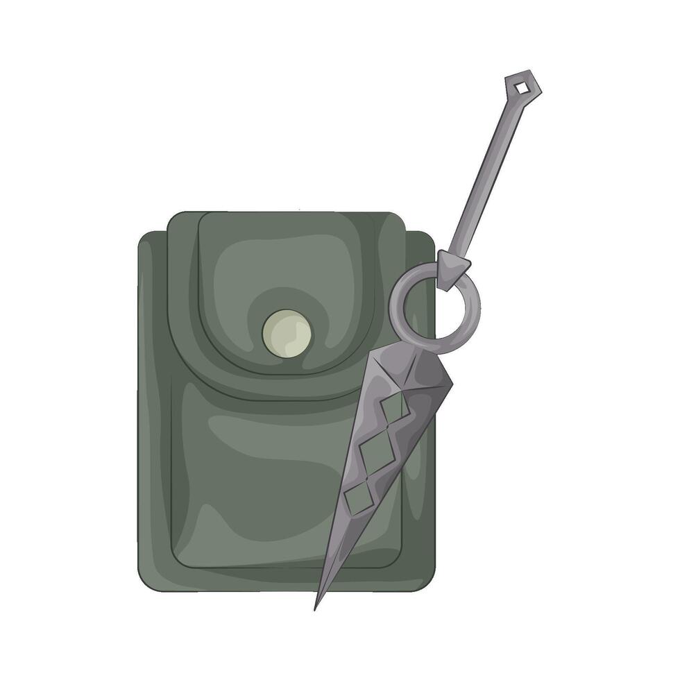Illustration of kunai vector