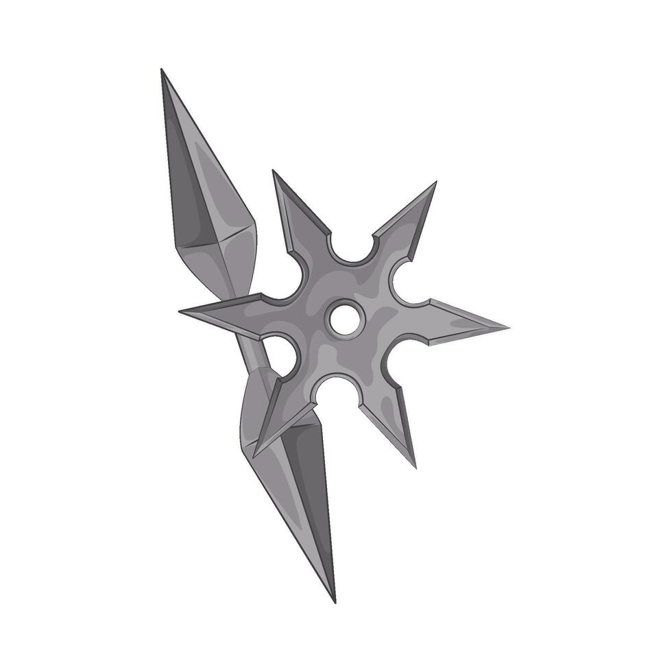 Illustration of shuriken vector