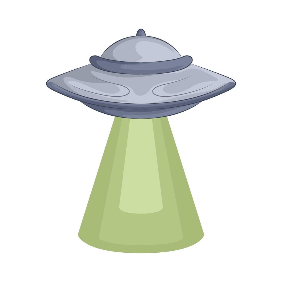 Illustration of UFO vector
