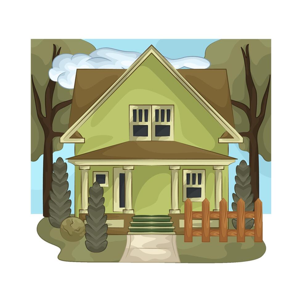 Illustration of house vector