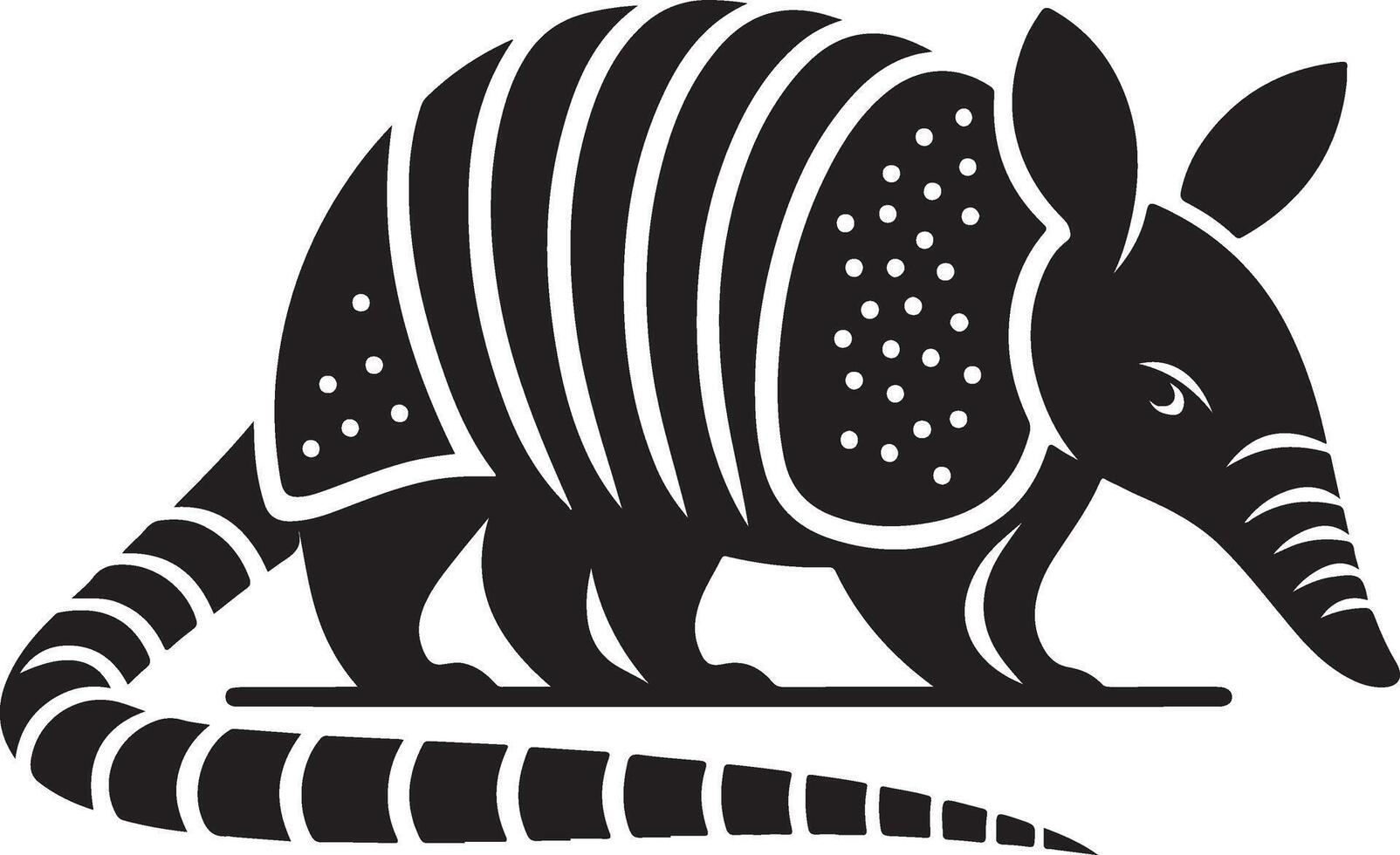 Armadillos silhouette, Handdrawn Armadillos silhouette illustration vector