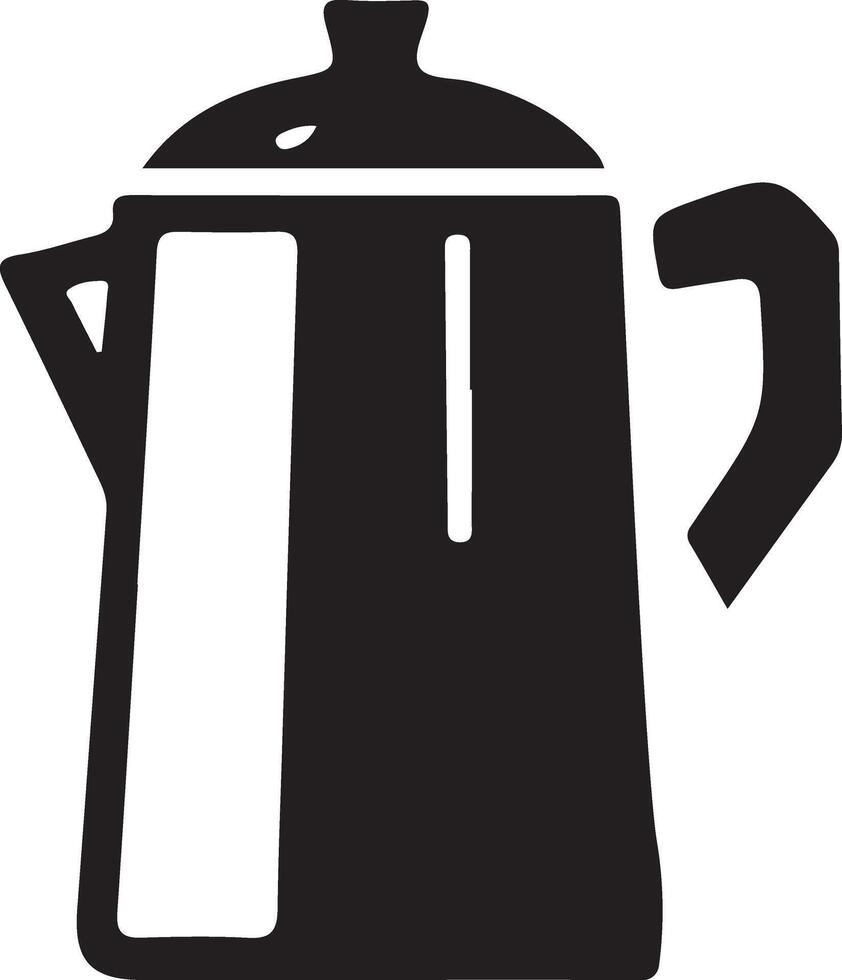 Jug of Water Icon in trendy long style isolated vector