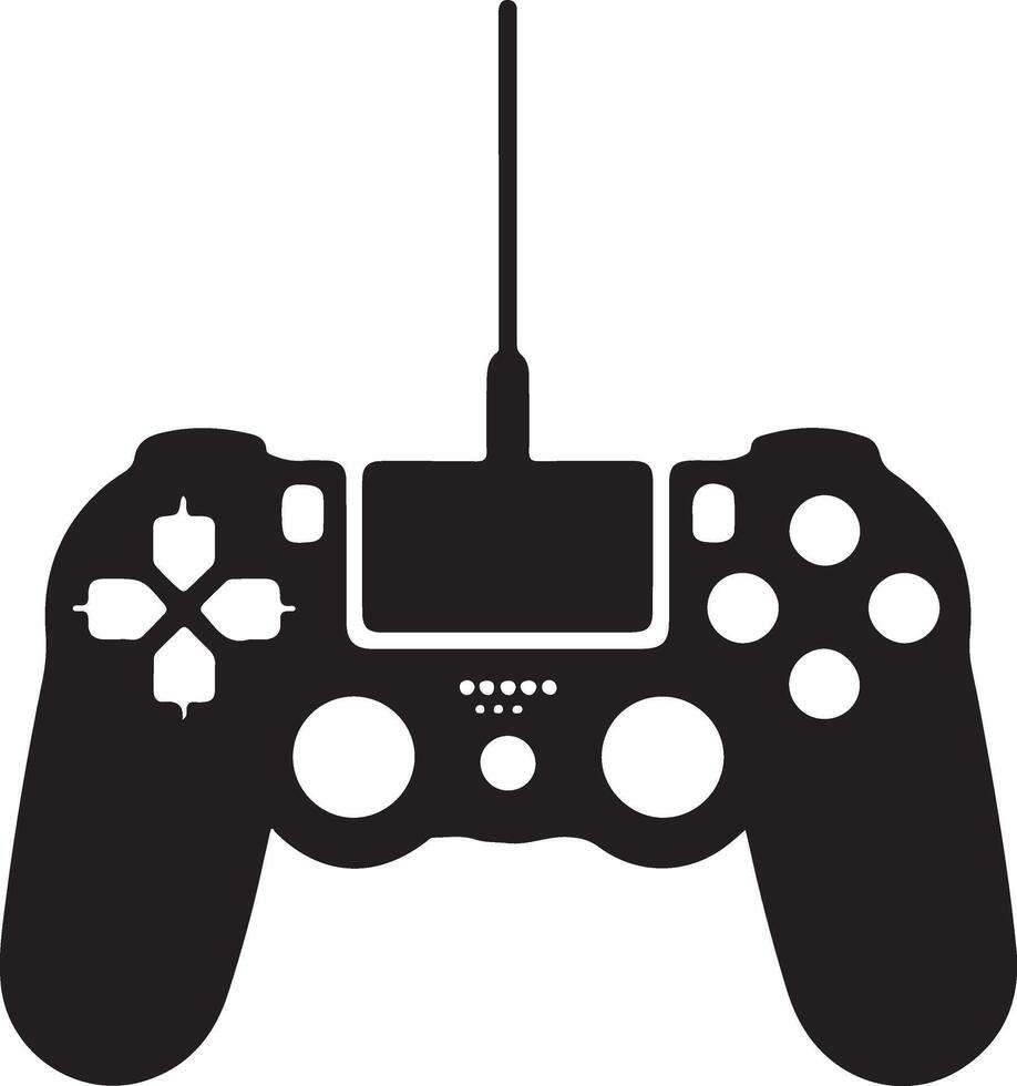 game controller or gamepad flat icon for gaming apps and websites vector