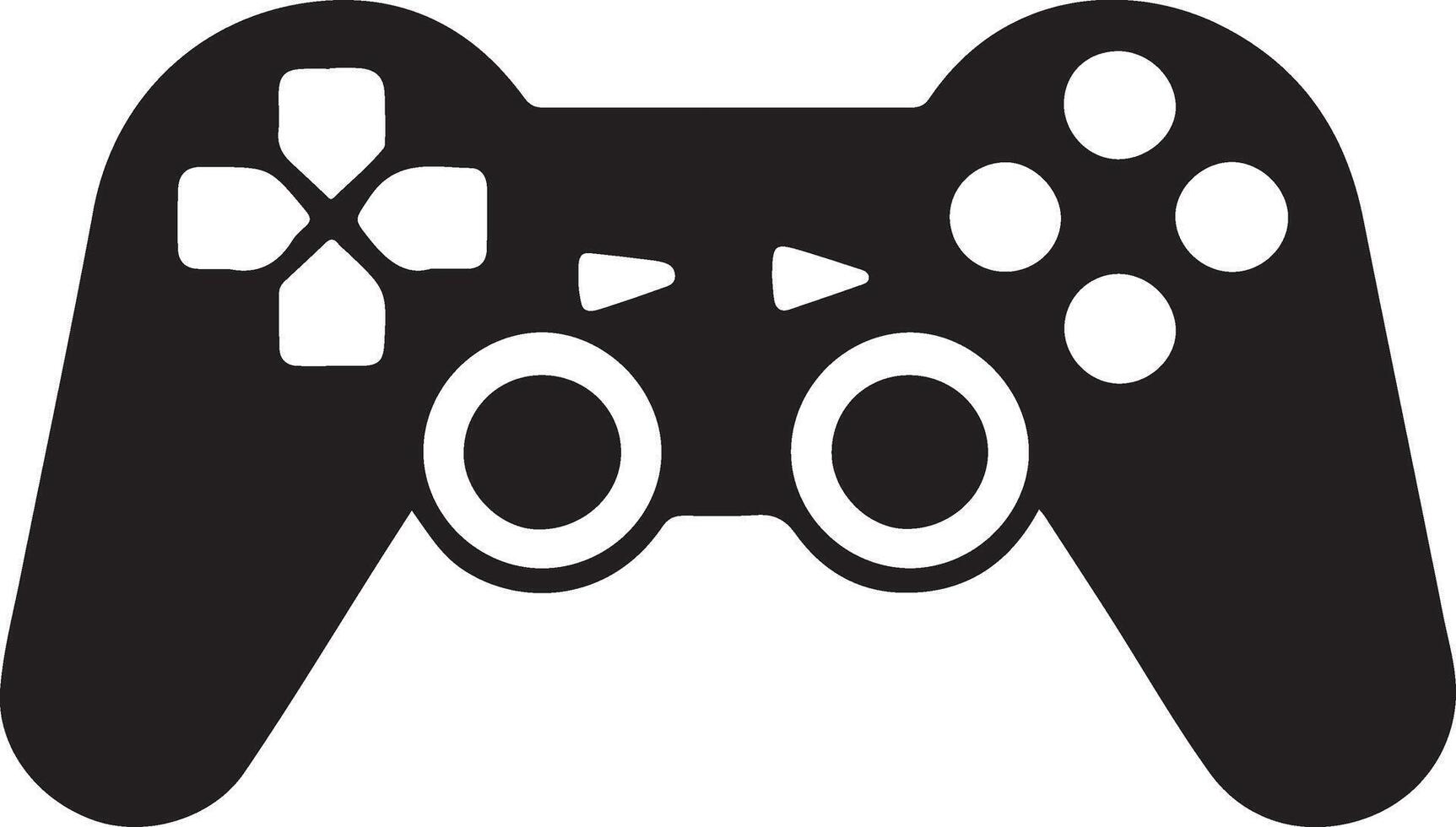 game controller or gamepad flat icon for gaming apps and websites vector