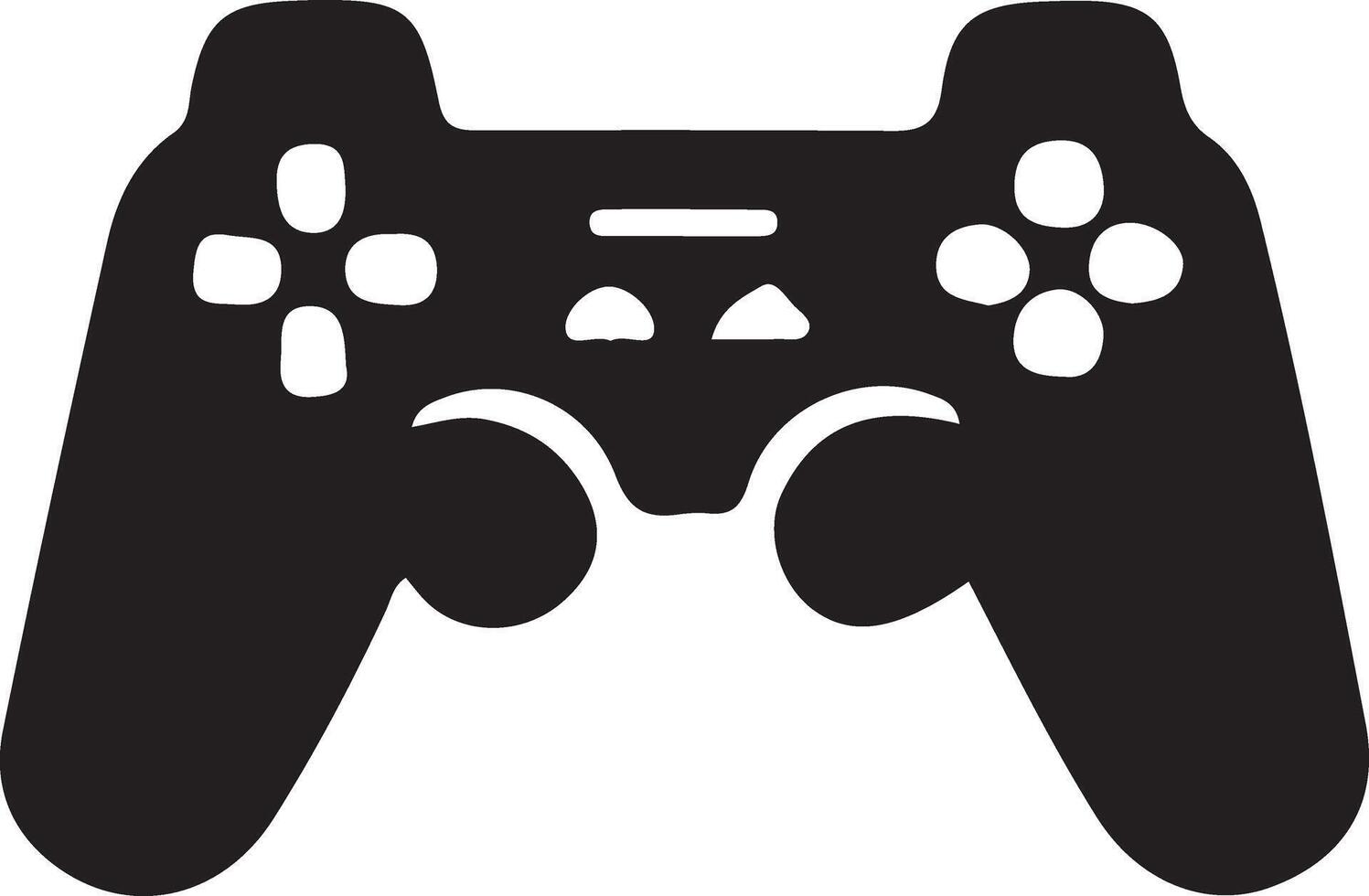 juego controlador o gamepad plano icono para juego de azar aplicaciones
